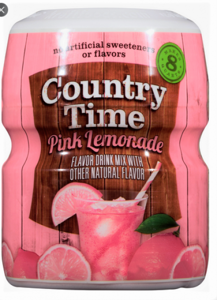 COUNTRY TIME Lemonade 'Pink Lemonade' Flavored Drink Mix 538 gr